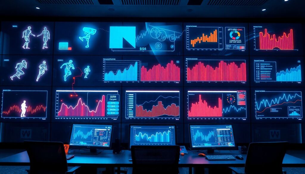 Графики и диаграммы: визуализация результатов матчей в реальном времени - иллюстрация