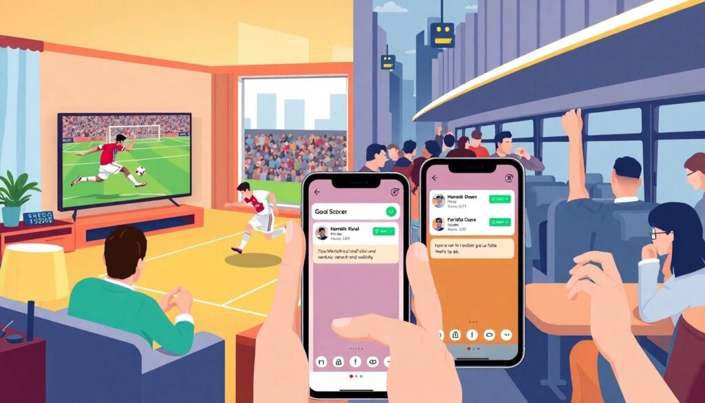 Как работают уведомления о голевых эпизодах в мессенджерах - иллюстрация