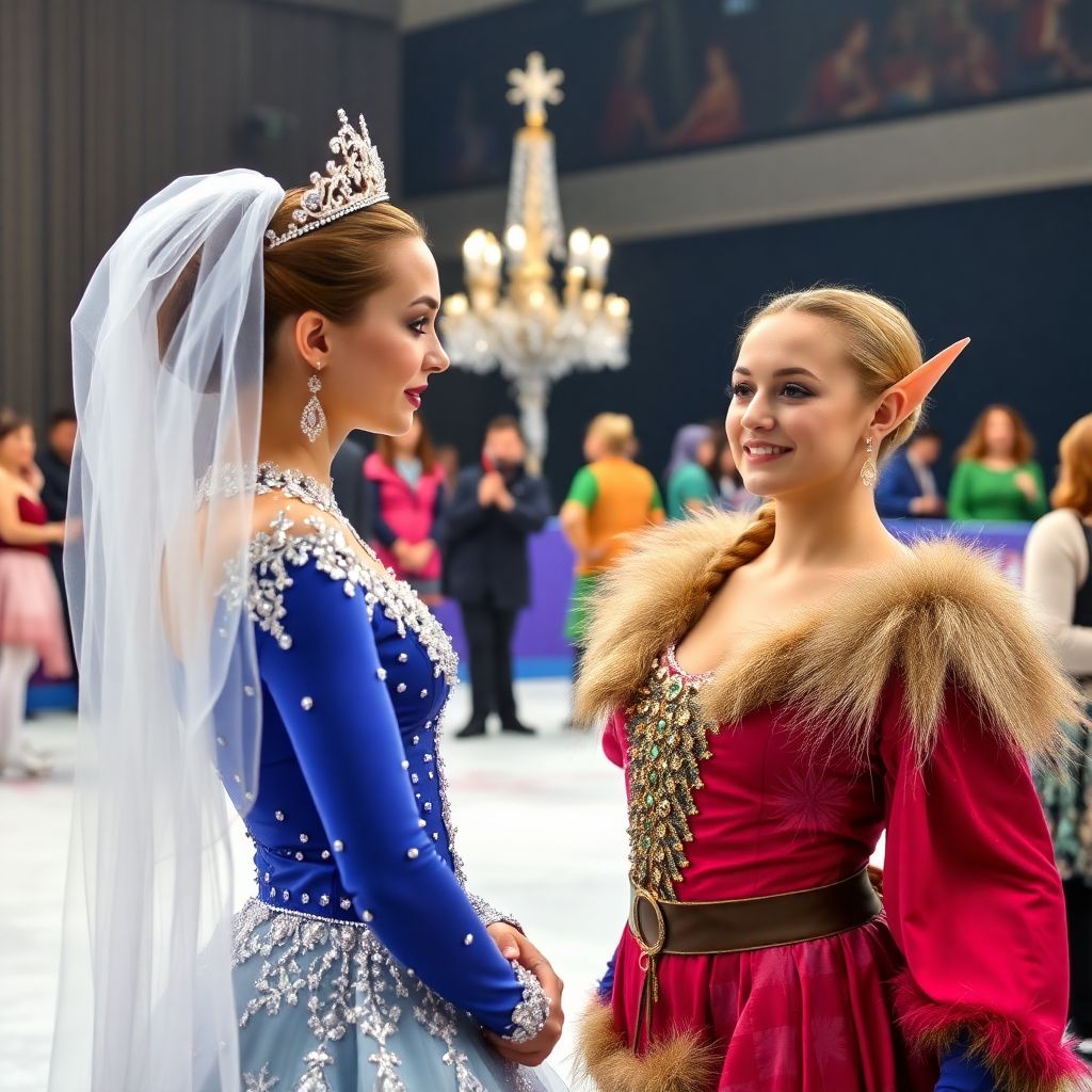 Фото со съемок «Ледникового периода»: Загитова в фате и эльф Туктамышевой