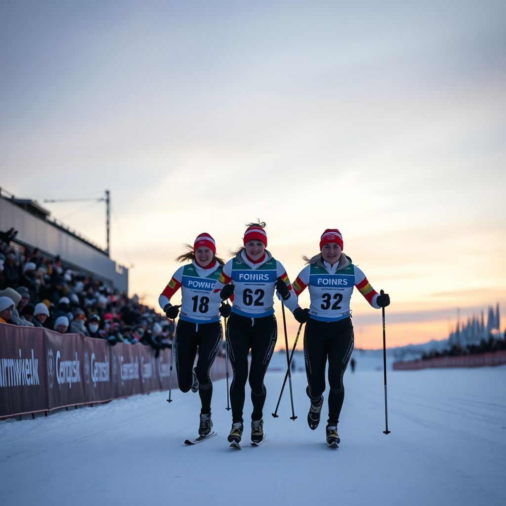 Финал Кубка России по лыжным гонкам: драматичный женский спринт в Мурманской области